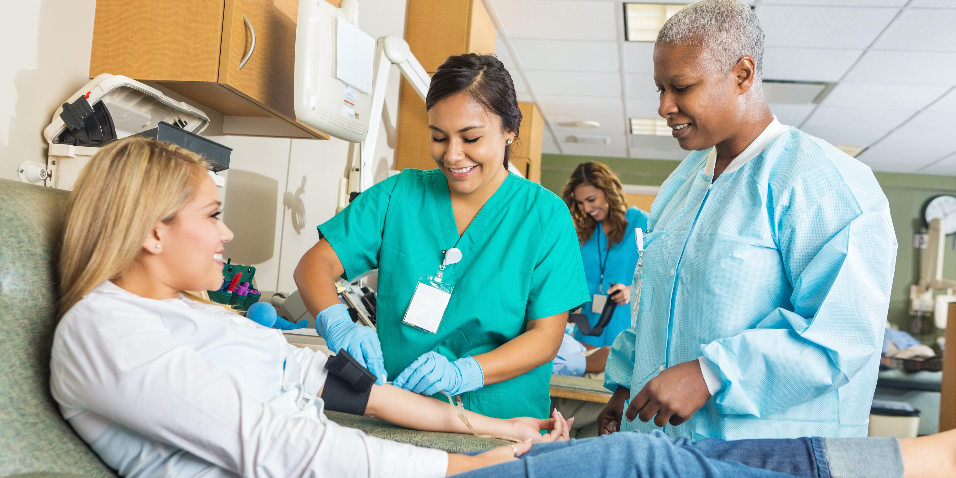 Medical Assisting Students at Mandl School