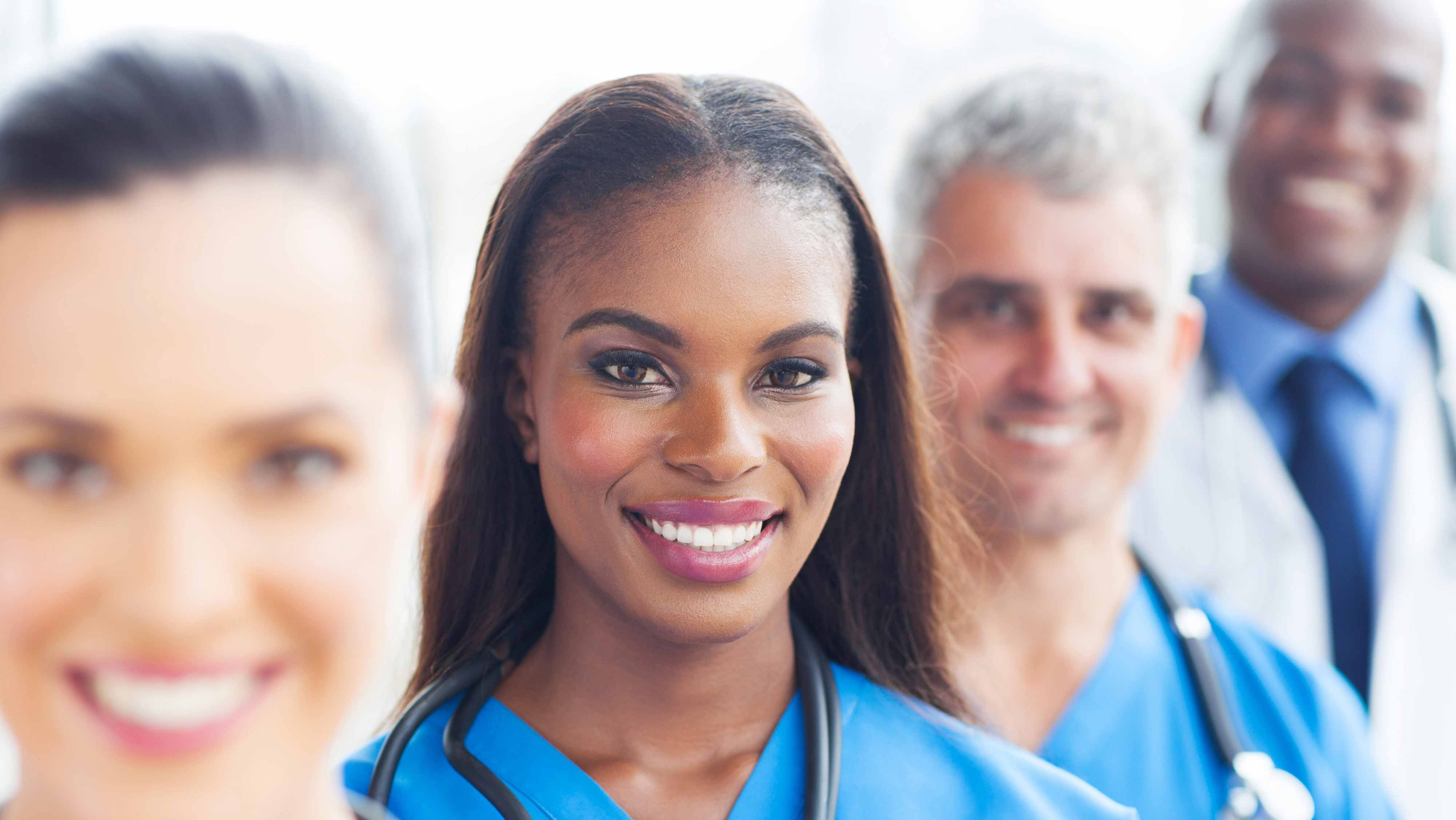 Medical Students smiling